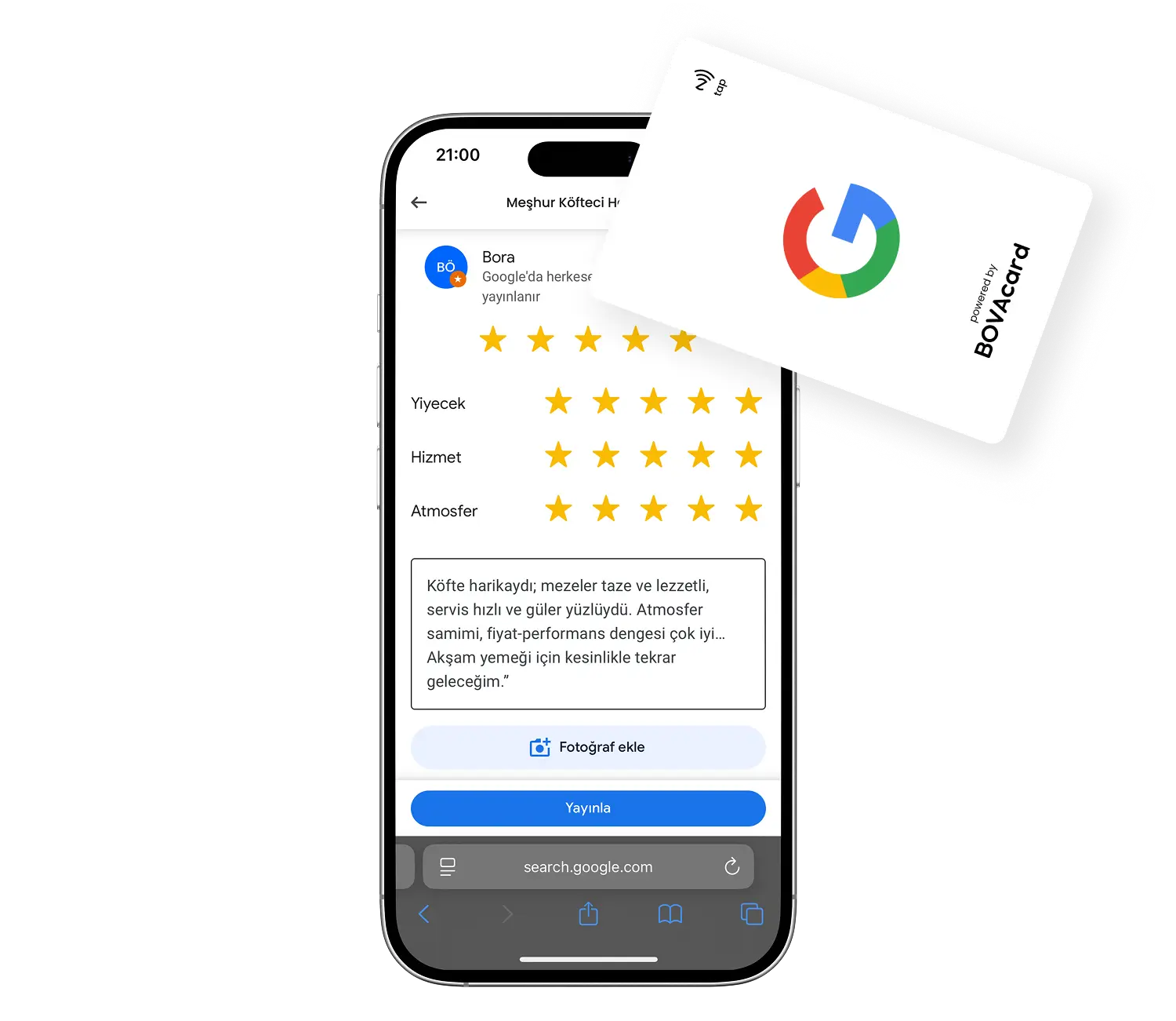 Google Business Review Page